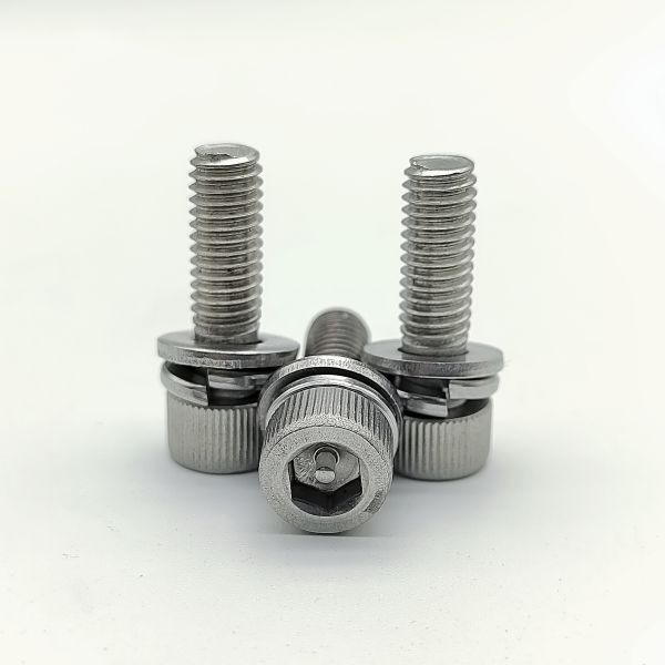 Passivation Treated Stainless Steel Security Screws Featuring External Hexagon Design and Excellent Corrosion Resistance Properties