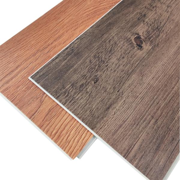 ISO9001 Impermeable 5 mm 6 mm LVP Unilin Valinge Maple Oak Wood Veneer SPC Plancha de madera dura con acolchado IXPE