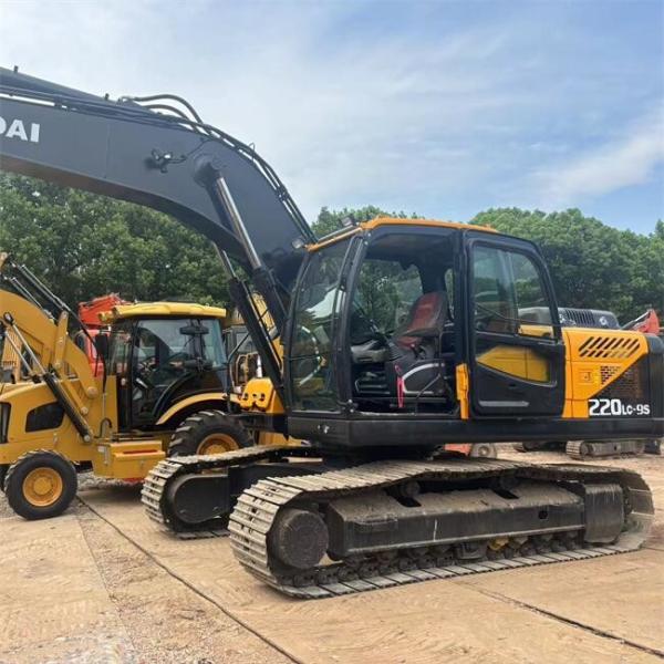 Hydraulic Used Hyundai Excavator 220LC-9S Second Hand 22 Ton Digger