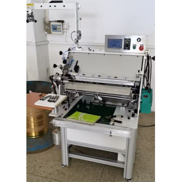 NB-450 Notebook Metal Iron Single Loop Spiral Wire Coil Binding And Forming Machine