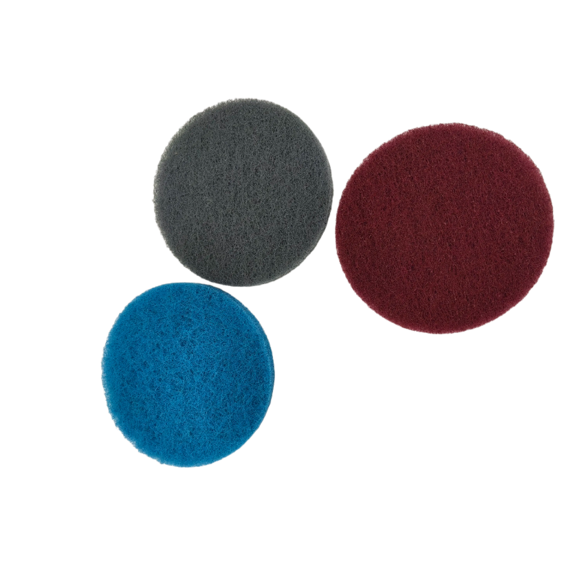 Industrial Kitchen Cleaning Polishing Nylon Diamond Abrasive Wire Brushing Cloth Plush Scouring for Customization