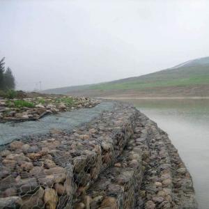Maillage en fil de gabion revêtu de PVC