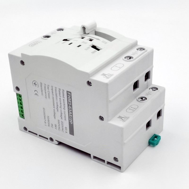 Factory Priced 63A Automatic Transfer Switch (ATS) 2P 220V for Solar Electric System PC Type