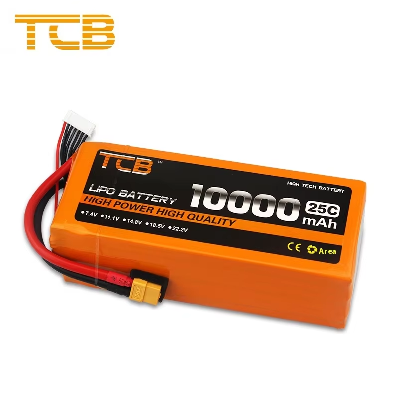 High Voltage FPV Drone Battery Customizable 22.2 V 6S Lipo Battery 25C Discharge Rate