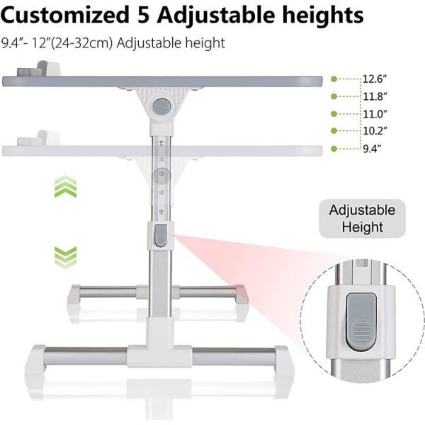 Black/White/Silver Wood Manual Foldable Conference Desk for Industrial Coffee Station