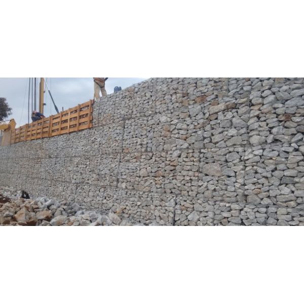 Iron Wire Mesh Gabion Garden Retaining Wall 2*1*1m 200x100x50mm