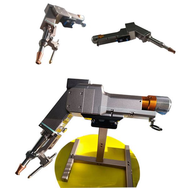 Ручная двойная двигательная лазерная сварочная головка для лазерной резки алюминиевой стали 2000 Вт