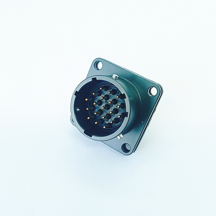 MS3112E-14‑19P MIL‑DTL‑26482 Series Circular Connector 19 Pin Panel Mount Male Receptacle Connector