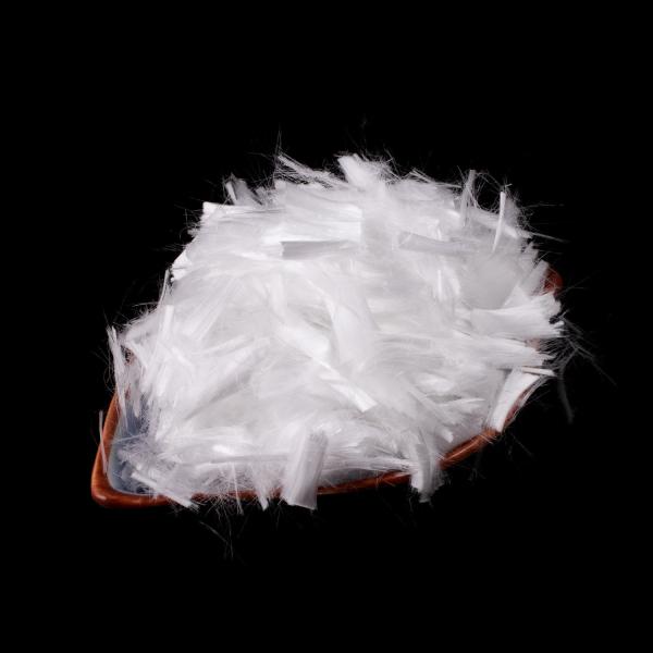 6mm 12mm White Chopped Concrete Polypropylene Fiber For Cement Panel