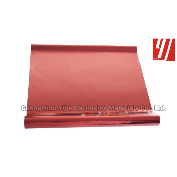 OEM 12 Micron Red Hot Stamping Foil For Magazines