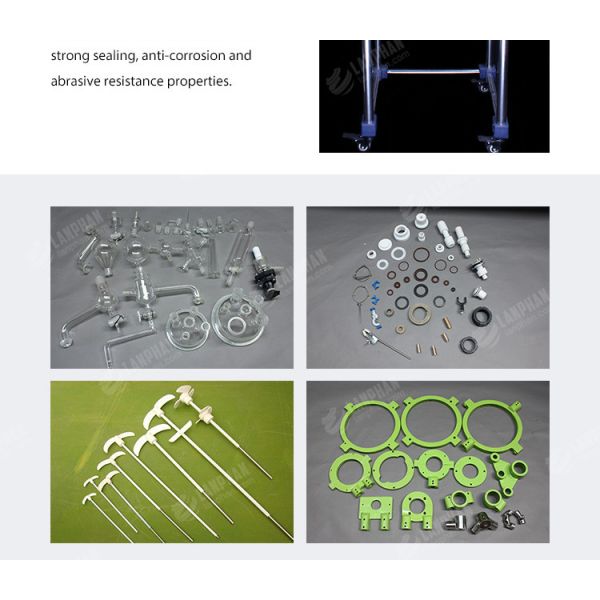 Реактор слипчивой Pyrex лаборатории нержавеющей стали 200W стеклянный