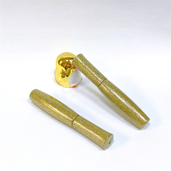 Silicone Gold Mascara Tube UV Coating Mascara Wand Tubes 10ml