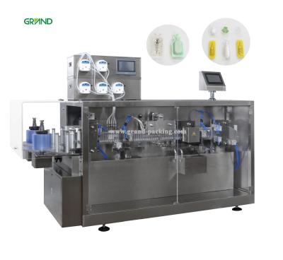 4 Filling Heads Plastic Ampoule Filling & Sealing Machine With Touch Screen 0.8-200ml
