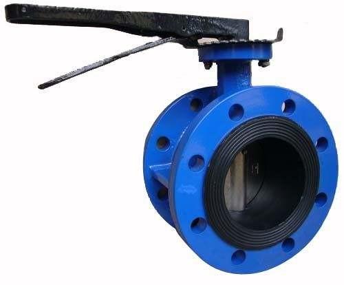 Vulcanized EPDM Seat Butterfly Valve 2 '' - 24 '' Size Range Hub Seal Type