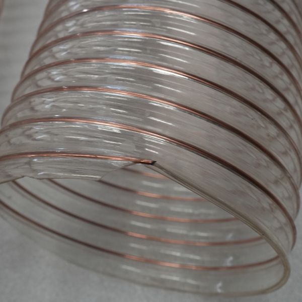 manguera industrial de 180 mm de calibre para las boquillas de succión de vehículos sanitarios, tuberías de barredoras y lavadoras