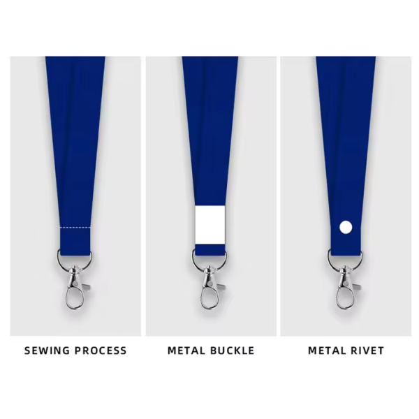 Dye Sumblimation Flat Polyester Retractable Lanyard Card Holder Full Colors