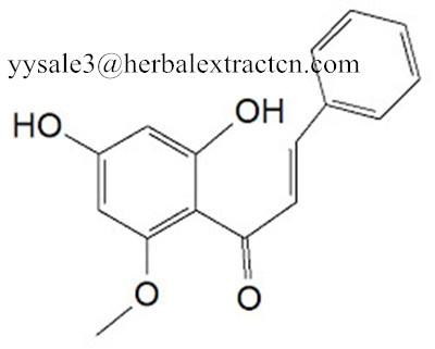 pure ingredients Cardamonin 98%, CAS No.: 19309-14-9, Alpinia katsumadai Hayata Extract, manufcturer Shaanxi Yongyuan