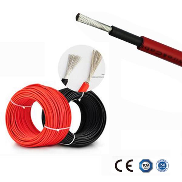 Représentation résistante au feu durable à haute tension du câble 6mm de panneau solaire bonne