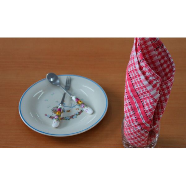 Kitchen Tea Towel  Cotton Grid Cleaning Towels plaid tea towel cover cloth napkin Towel