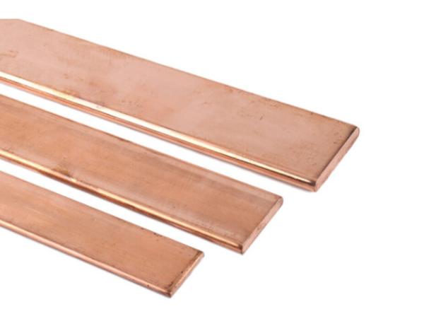 Length 1200mm Copper Earthing Rod SGS Pure Copper Ground Rod Communication