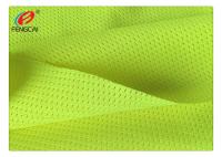 Haut polyester Mesh Material Fabric For Vest fluorescent EN20471 de visibilité
