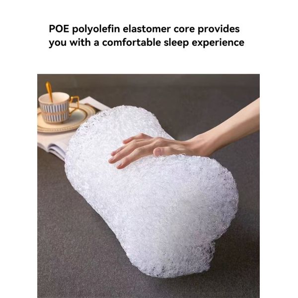 POE Polymer 4D Air Fiber Pillow Anti bacterial / Mite Washable Highly Supportive