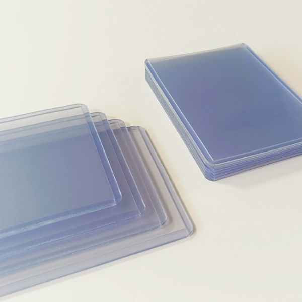 35pt Pvc Card Holder 0.35MM Uv Protection Trading Sports Baseball Card Case SGS