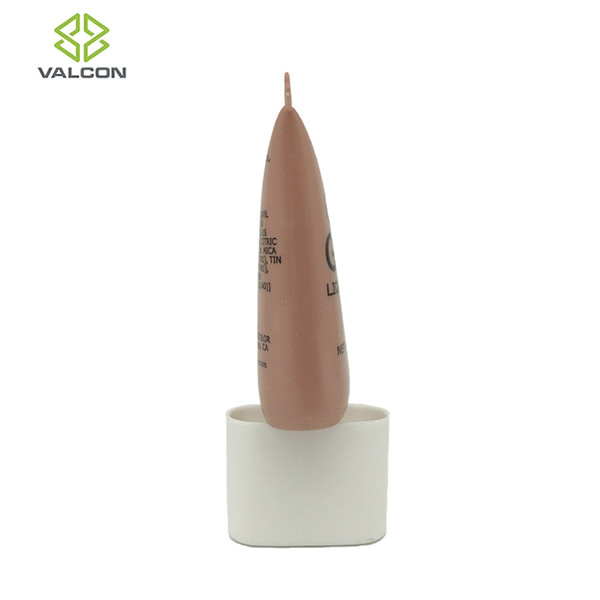 Oval Plastic Tube Cosmetic Packaging Matte Body Cap Environmentally Friendly