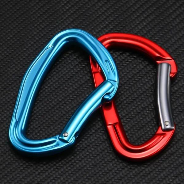 Finish OEM 22-24 KN Carabiner Hook 7075 Alumínio Carabiner Segurança de Escalada Snap Hook