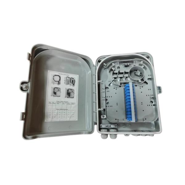 Outdoor Waterproof FTTH Fiber Optic Distribution Box for Easy Wall/Pole Installation