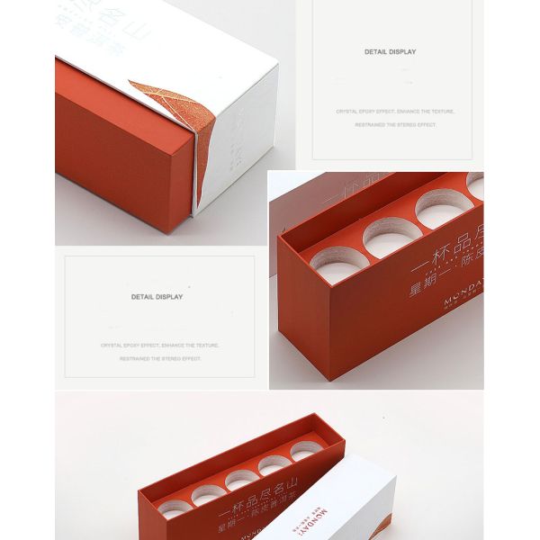 Заказ на заказ принят Бумажная коробка с свечами для подарков для дизайна роскошной упаковки