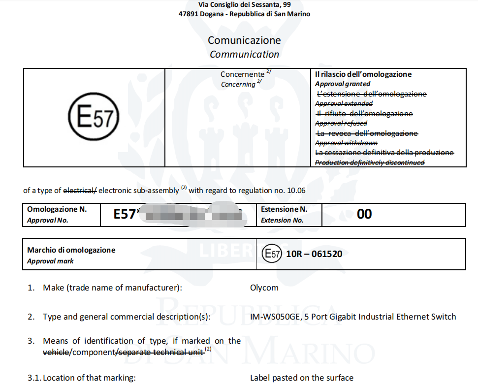 Промышленный 5-портный коммутатор E-Mark Ethernet Mini Compact Size Unmanaged Din Mount