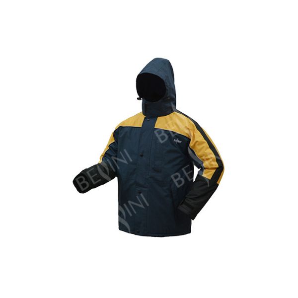 Custom Set Mens Long Work Coat , Construction Industrial Safety Clothing