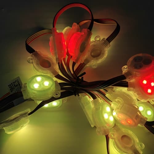 30mm High Brightness Energy Saving LED Point Light with Flexible Installation for Outdoor Waterproof Applications