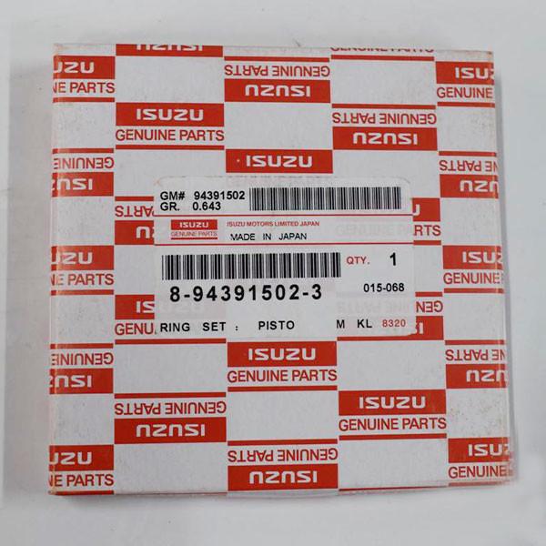 Peças de motor originais de Ring Kit For ZX200-3 4HK1 6HK1 do pistão do anel de pistão 8980171660 do motor diesel