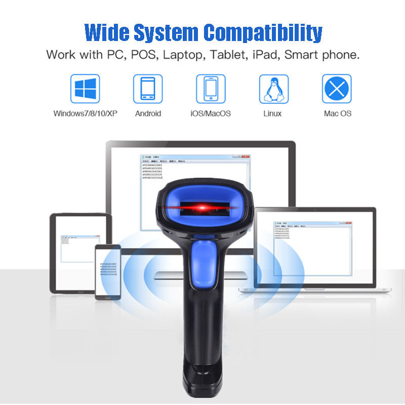 Беспроводной 2D читатель Bluetooth блока развертки кода Qr портативный для POS ПК IOS IPad планшета