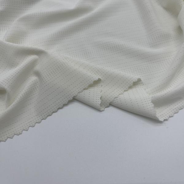 Multicolor Football Jersey Fabric Striped Attire Fabric D16-004
