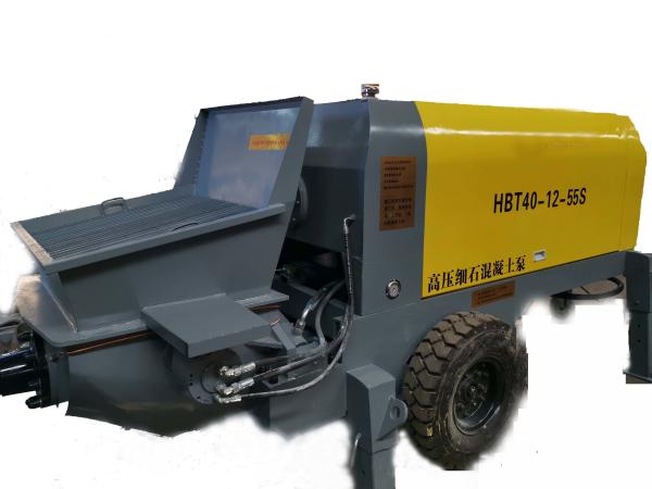 Buildings Truck Mounted Concrete Pump , Ultra High Pressure Concrete Pump