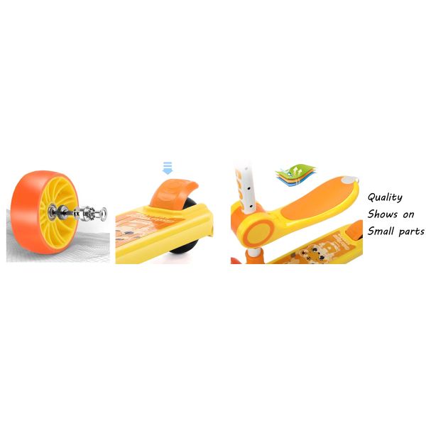 3-колесные скутеры для детей Kick scooter для малышей 3-6 лет мальчики и девочки скутер со светлыми колесами