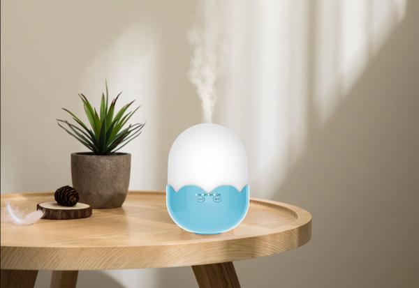 5W Ultrasonic Air Humidifier 300ml / Home Wood Grain Medical Humidifier