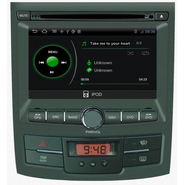 Ouchuangbo Ssangyong Kororando S150 Platform Android 4.0 DVD Player GPS Navi Radio MP3 EQ