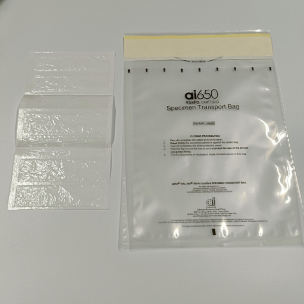 Ai Specimen Safety Bags 95kpa Atmospheric Pressure For Seven Holes 25x30cm