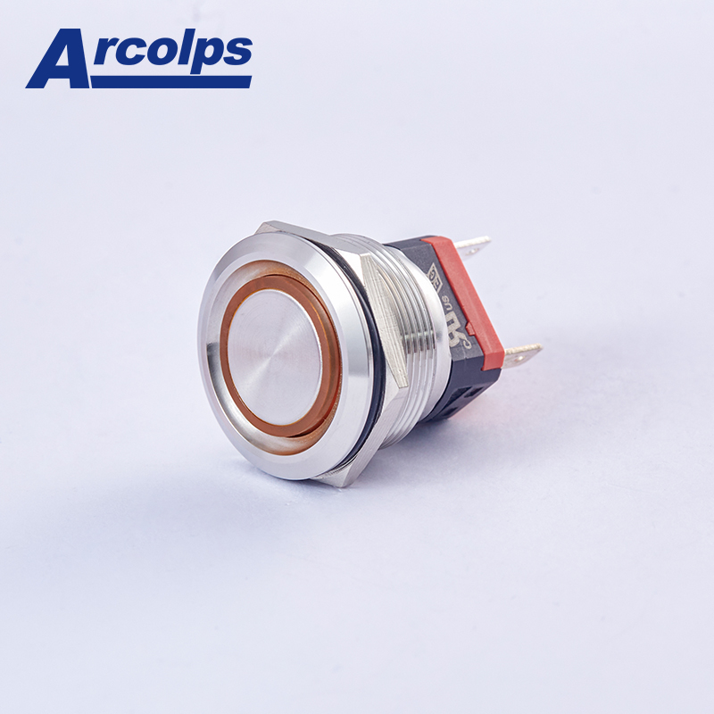 IP66 High Current Push Button Switch 22mm High Temperature Watertight