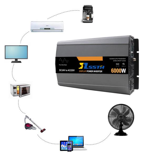 Remote Control Pure Sine Wave Inverter 3000W 4000W 5000w Solar Power Inverter