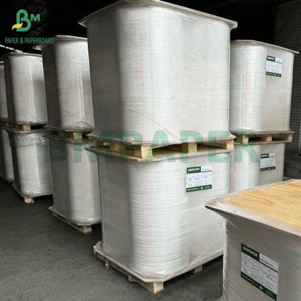 Printable High Strength 24gsm 28gsm White Kratf Paper For Packing Drinking Straw