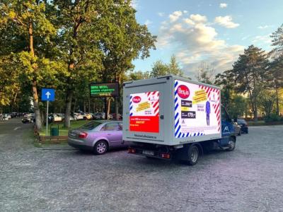 a caixa 14ft móvel do caminhão 192*192mm do quadro de avisos do diodo emissor de luz de 16ft 12ft Digitas montou personalizado