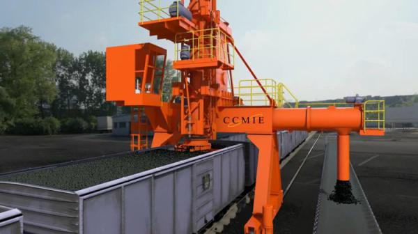 Closed Vertical Screw Material Handling Machine / Bulk Material Handling Equipment