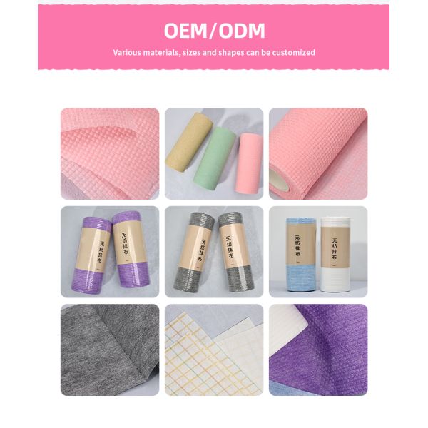 Black Purple Reusable Kitchen Paper Towels Soft Kitchen Tissue Paper