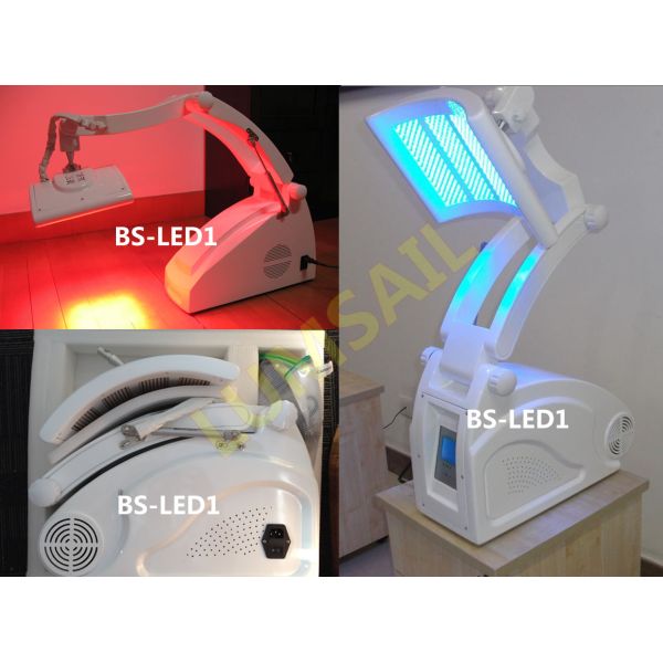 Portable Red And Blue Light Treatment For Skin Cancer , Facial Light Therapy Devices