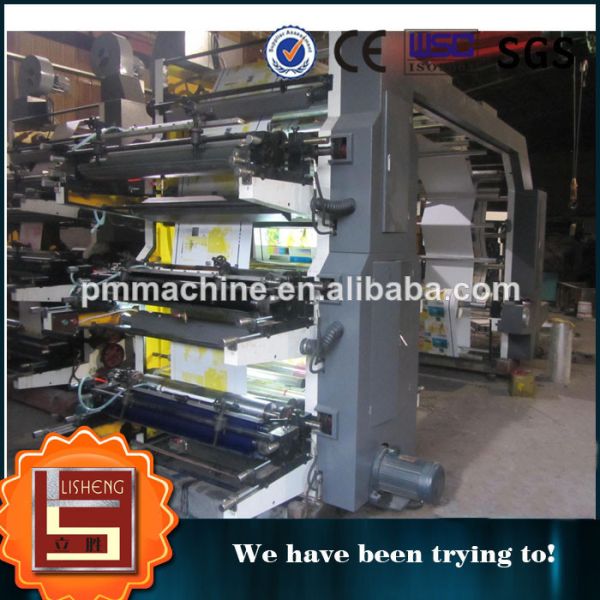 CE approved Web Printing Machine , polygraph flexo printing machine